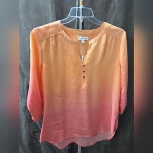 Kim Rogers Women's Sunset Ombre Blouse
